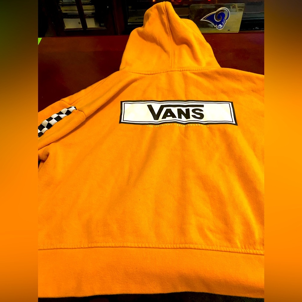 VANS good condition girls crop hoodie.